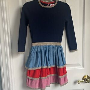 Girls Mini Boden Sweater Dress 5-6y